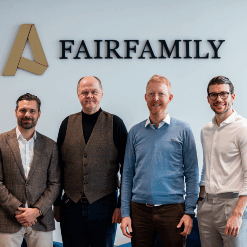 Mitarbeiter von FAIRFAMILY und Manfred Garben