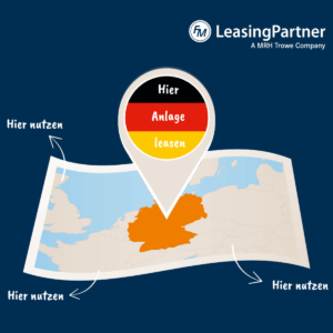 Landkarte mit Nutzung des Leasingobjekts